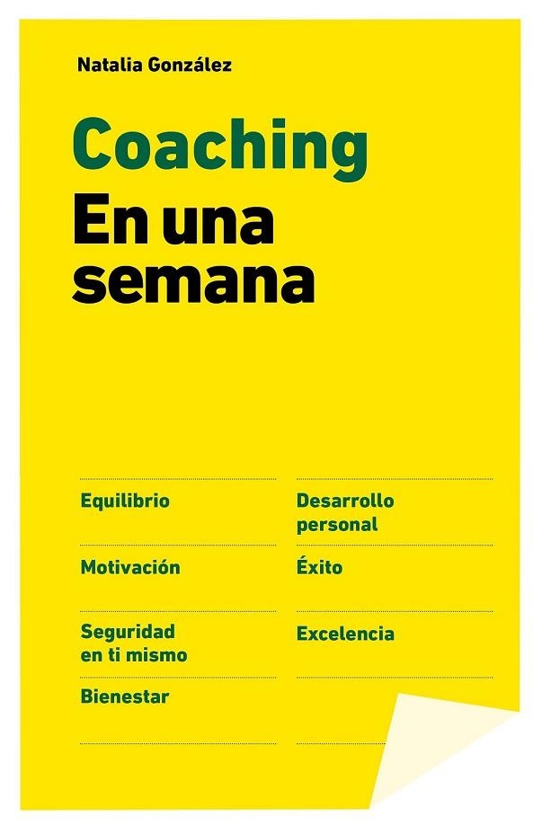 COACHING EN UNA SEMANA | 9788498754216 | GONZALEZ, NATALIA | Llibreria Online de Vilafranca del Penedès | Comprar llibres en català