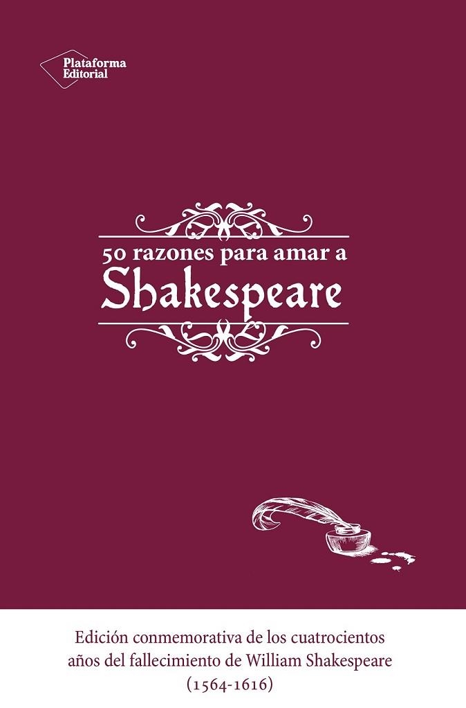 50 RAZONES PARA AMAR A SHAKESPEARE | 9788416620173 | AA. VV. | Llibreria Online de Vilafranca del Penedès | Comprar llibres en català