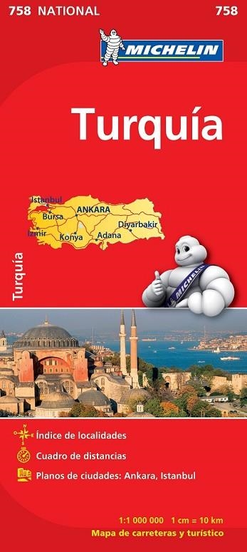 MAPA NATIONAL TURQUÍA 2016 | 9782067173163 | AA. VV. | Llibreria Online de Vilafranca del Penedès | Comprar llibres en català