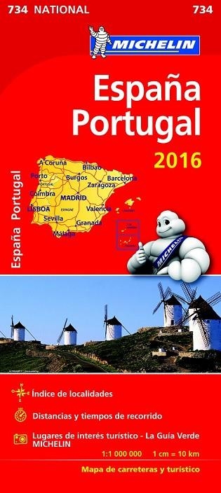 MAPA NATIONAL ESPAÑA  PORTUGAL 2016 | 9782067211339 | AA. VV. | Llibreria Online de Vilafranca del Penedès | Comprar llibres en català