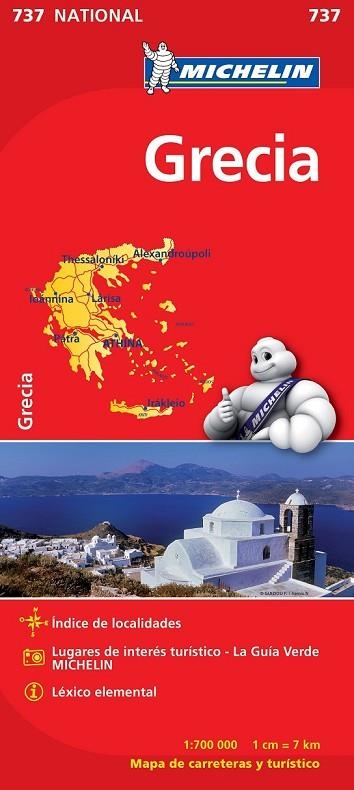 MAPA NATIONAL GRECIA 2013 | 9782067172043 | AA. VV. | Llibreria Online de Vilafranca del Penedès | Comprar llibres en català