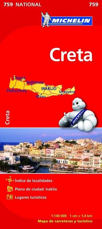 MAPA NATIONAL CRETA | 9782067173231 | AA. VV. | Llibreria Online de Vilafranca del Penedès | Comprar llibres en català