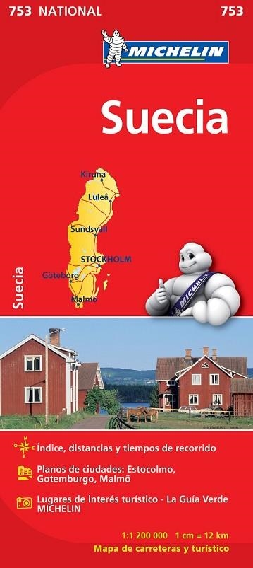 MAPA NATIONAL SUECIA | 9782067172838 | AA. VV. | Llibreria Online de Vilafranca del Penedès | Comprar llibres en català