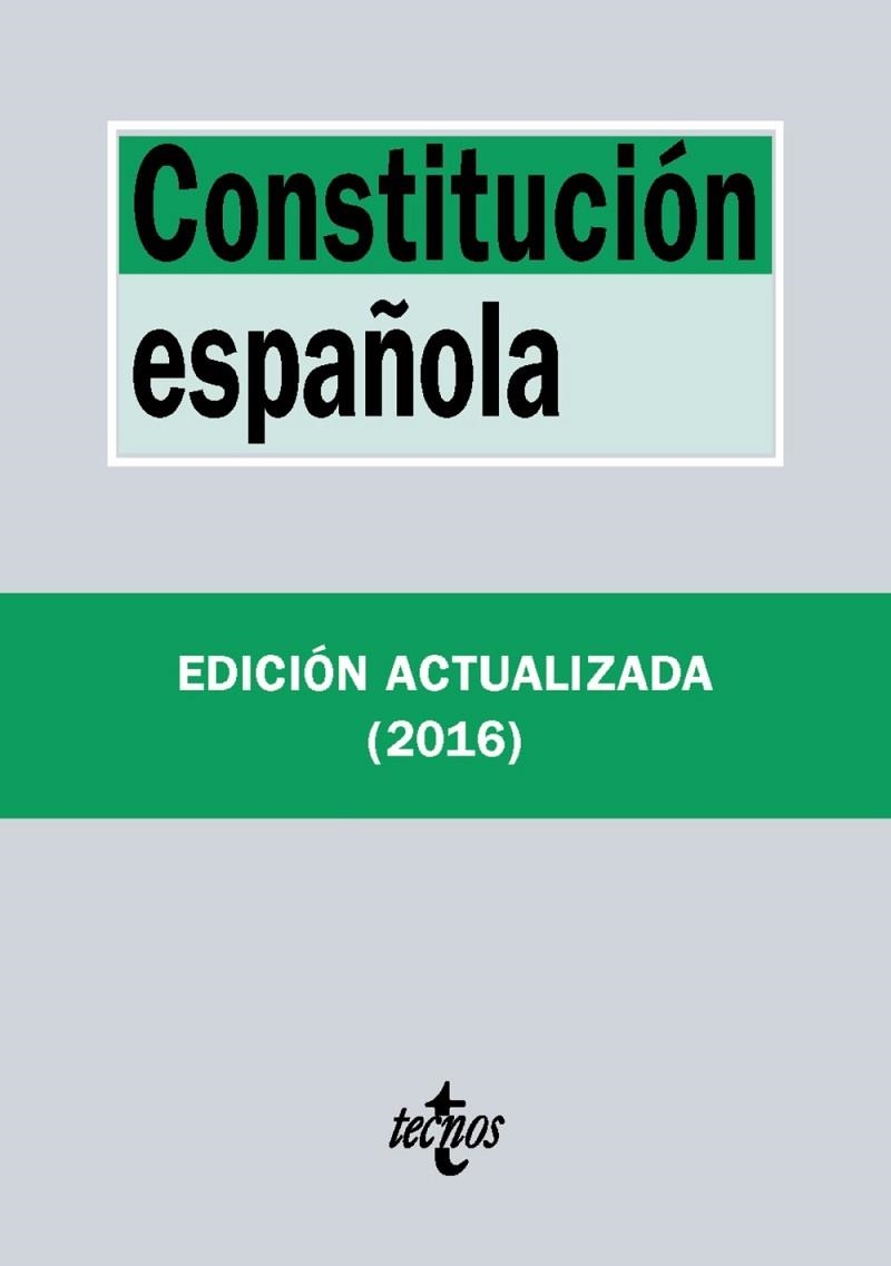 CONSTITUCIÓN ESPAÑOLA | 9788430969432 | EDITORIAL TECNOS | Llibreria Online de Vilafranca del Penedès | Comprar llibres en català