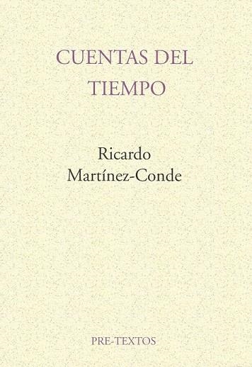 CUENTAS DEL TIEMPO | 9788481910254 | RICARDO MARTINEZ-COE | Llibreria Online de Vilafranca del Penedès | Comprar llibres en català