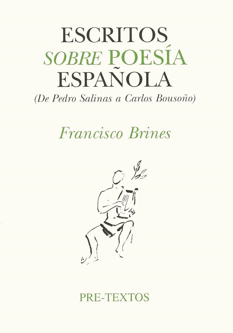 ESCRITOS SOBRE POESIA ESPAÑOLA | 9788481910087 | PEDRO SALINAS | Llibreria Online de Vilafranca del Penedès | Comprar llibres en català