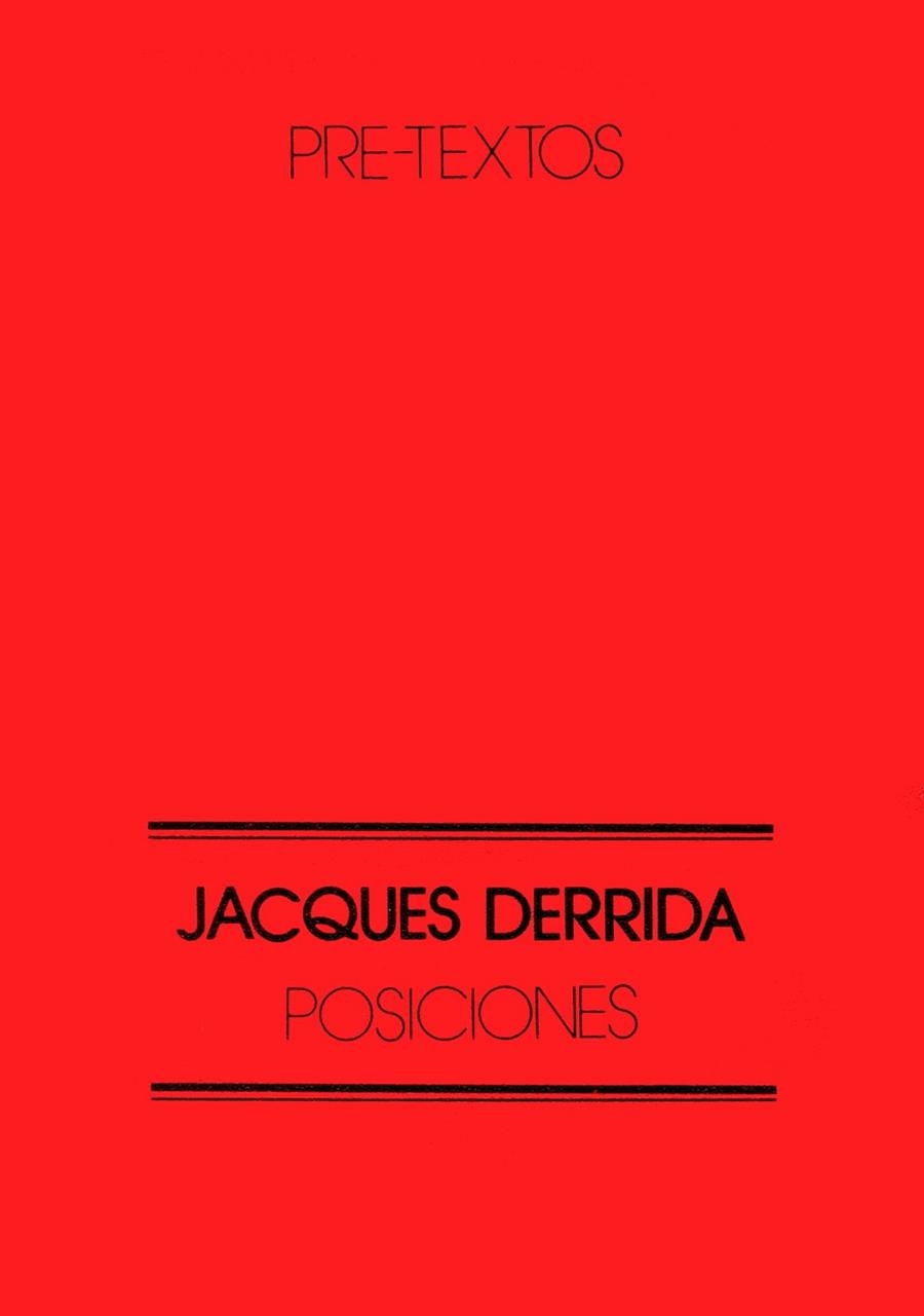 POSICIONES | 9788485081011 | J.DERRIDA | Llibreria Online de Vilafranca del Penedès | Comprar llibres en català