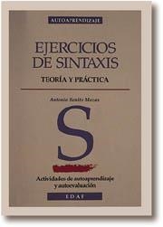 EJERCICIOS DE SINTAXIS | 9788476408445 | A.BENITO | Llibreria Online de Vilafranca del Penedès | Comprar llibres en català