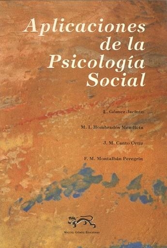 APLICACIONES DE LA PSICOLOGIA SOCIAL | 9788488326072 | L. GOMEZ JACINTO.... | Llibreria Online de Vilafranca del Penedès | Comprar llibres en català