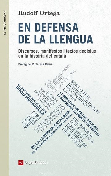 EN DEFENSA DE LA LLENGUA | 9788415307235 | ORTEGA ROBERT, RUDOLF | Llibreria Online de Vilafranca del Penedès | Comprar llibres en català