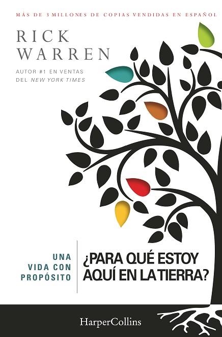 PARA QUE ESTOY AQUI EN LA TIERRA ? UNA VIDA CON PROPÓSITO | 9788416502479 | WARREN, RICK | Llibreria Online de Vilafranca del Penedès | Comprar llibres en català