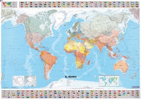 MAPA PLASTIFICADO EL MUNDO | 9782061009888 | VARIOS AUTORES | Llibreria Online de Vilafranca del Penedès | Comprar llibres en català