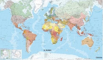 MAPA EN TUBO EL MUNDO (PEQUEÑO FORMATO) | 9782067136274 | VARIOS AUTORES | Llibreria Online de Vilafranca del Penedès | Comprar llibres en català