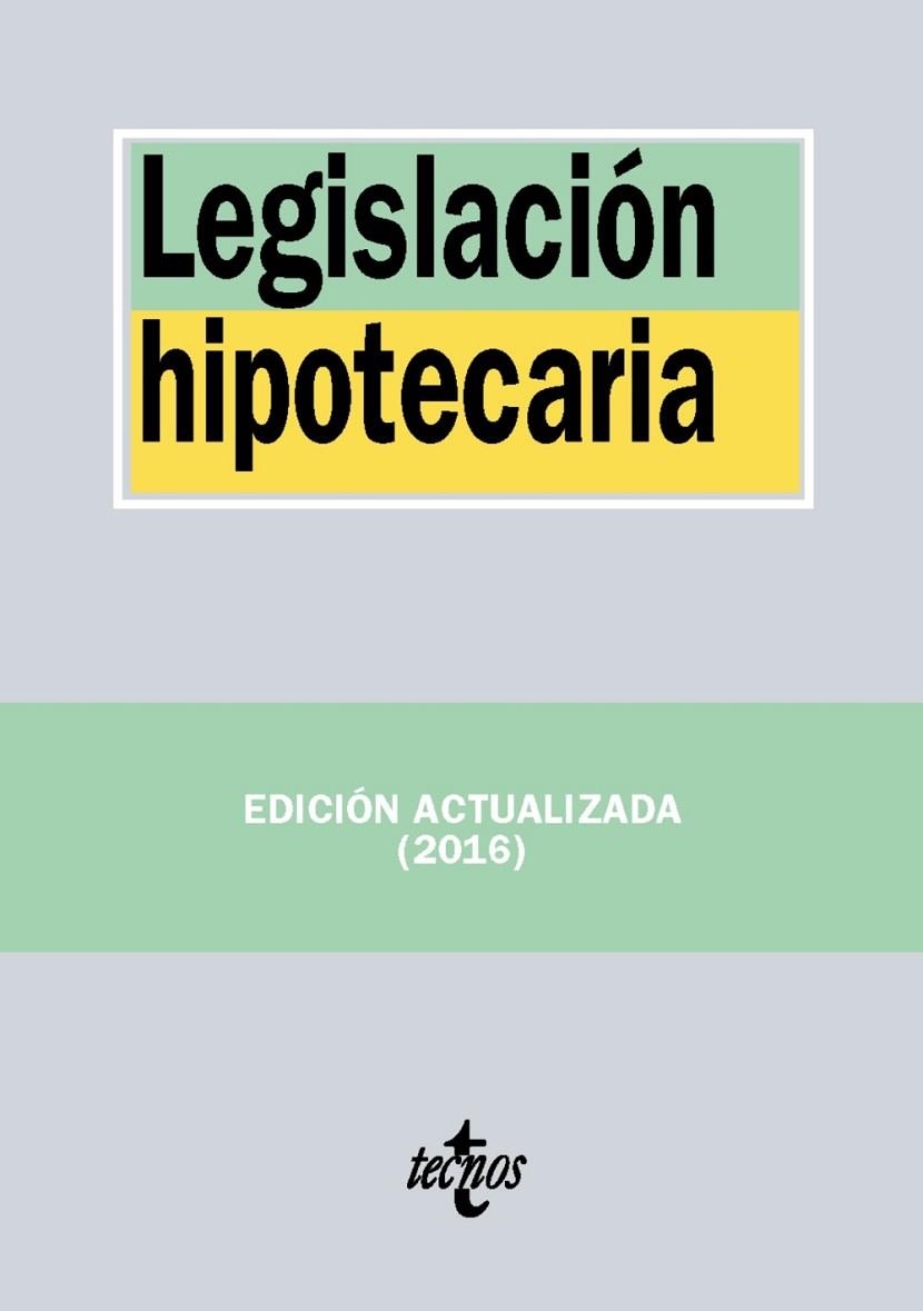 LEGISLACIÓN HIPOTECARIA | 9788430969623 | AA. VV. | Llibreria Online de Vilafranca del Penedès | Comprar llibres en català