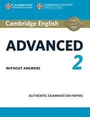 CAMBRIDGE ENGLISH ADVANCED 2 STUDENT'S BOOK WITHOUT ANSWERS | 9781316504475 | AA. VV. | Llibreria Online de Vilafranca del Penedès | Comprar llibres en català