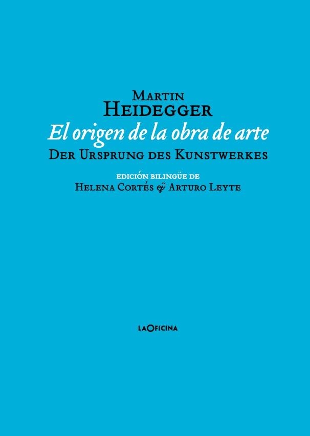 EL ORIGEN DE LA OBRA DE ARTE | 9788494440113 | HEIDEGGER, MARTIN | Llibreria Online de Vilafranca del Penedès | Comprar llibres en català