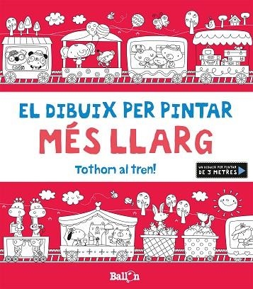 TOTHOM AL TREN!  EL DIBUIX PER PINTAR MÉS LLARG | 9789463074353 | AA. VV. | Llibreria Online de Vilafranca del Penedès | Comprar llibres en català