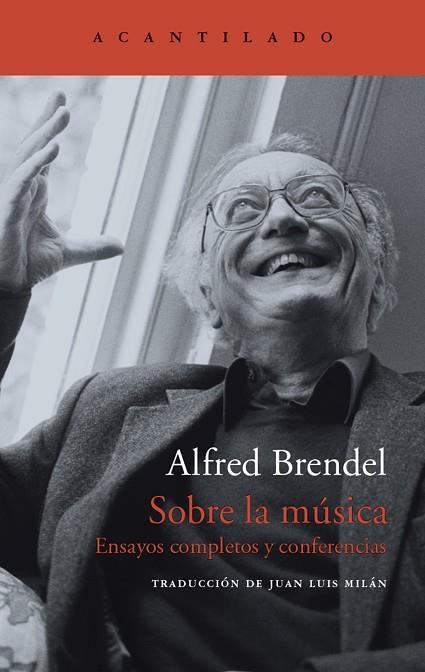 SOBRE LA MÚSICA | 9788416748242 | BRENDEL, ALFRED | Llibreria Online de Vilafranca del Penedès | Comprar llibres en català