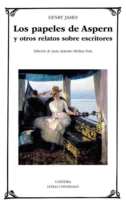 LOS PAPELES DE ASPERN Y OTROS RELATOS SOBRE ESCRITORES | 9788437636238 | JAMES, HENRY | Llibreria Online de Vilafranca del Penedès | Comprar llibres en català