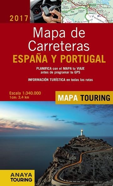 MAPA DE CARRETERAS DE ESPAÑA Y PORTUGAL 1:340.000  | 9788499359670 | ANAYA TOURING | Llibreria Online de Vilafranca del Penedès | Comprar llibres en català