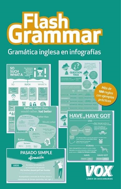 FLASH GRAMMAR | 9788499742380 | LAROUSSE EDITORIAL | Llibreria Online de Vilafranca del Penedès | Comprar llibres en català