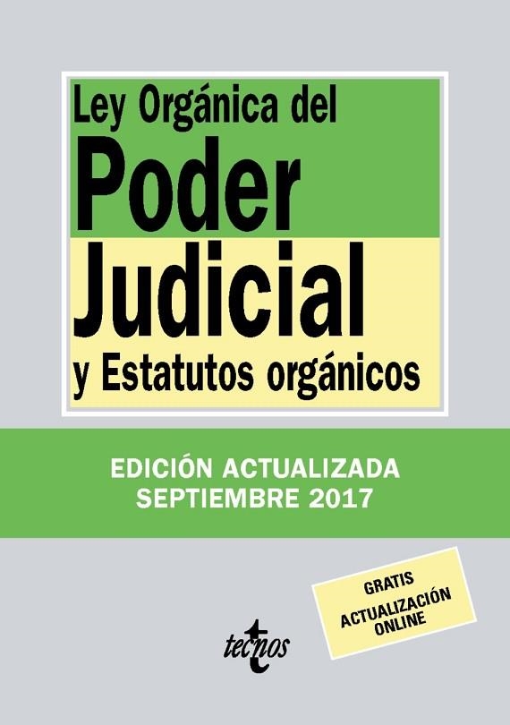 LEY ORGÁNICA DEL PODER JUDICIAL | 9788430971831 | EDITORIAL TECNOS | Llibreria Online de Vilafranca del Penedès | Comprar llibres en català