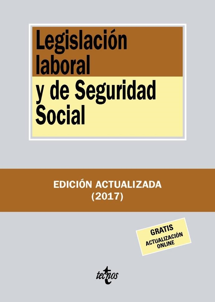 LEGISLACIÓN LABORAL Y DE SEGURIDAD SOCIAL | 9788430971817 | EDITORIAL TECNOS | Llibreria Online de Vilafranca del Penedès | Comprar llibres en català