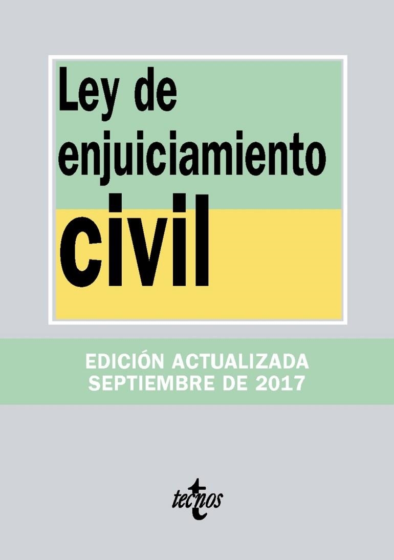 LEY DE ENJUICIAMIENTO CIVIL | 9788430971886 | EDITORIAL TECNOS | Llibreria Online de Vilafranca del Penedès | Comprar llibres en català