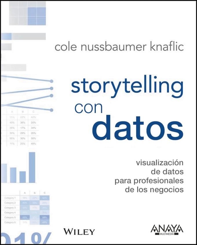 STORYTELLING CON DATOS VISUALIZACIÓN DE DATOS PARA PROFESIONALES | 9788441539303 | NUSSBAUMER KNAFLIC, COLE | Llibreria L'Odissea - Libreria Online de Vilafranca del Penedès - Comprar libros