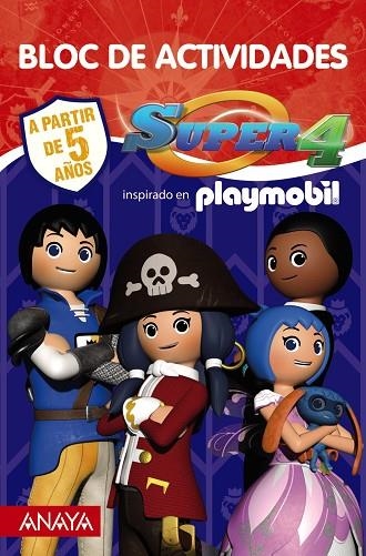 SUPER 4 BLOC DE ACTIVIDADES | 9788469834565 | PLAYMOBIL | Llibreria Online de Vilafranca del Penedès | Comprar llibres en català