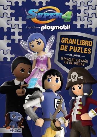 SUPER 4 GRAN LIBRO DE PUZLES | 9788469834596 | PLAYMOBIL | Llibreria Online de Vilafranca del Penedès | Comprar llibres en català