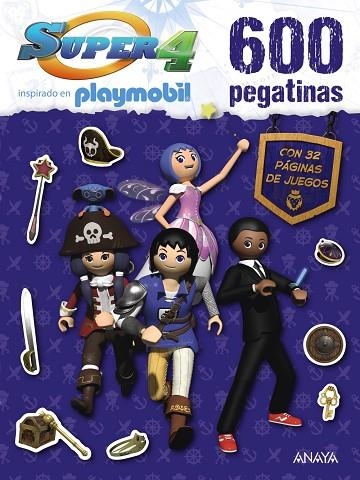 SUPER 4 600 PEGATINAS | 9788469834572 | PLAYMOBIL | Llibreria Online de Vilafranca del Penedès | Comprar llibres en català