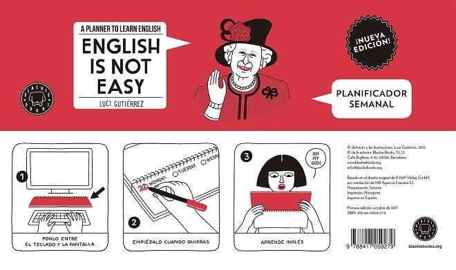 ENGLISH IS NOT EASY PLANIFICADOR  | 9788417059279 | GUTIÉRREZ, LUCI | Llibreria Online de Vilafranca del Penedès | Comprar llibres en català