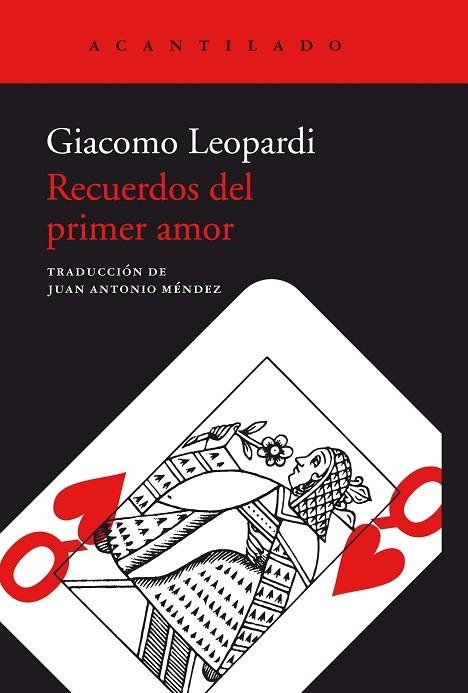 RECUERDOS DEL PRIMER AMOR | 9788416748808 | LEOPARDI, GIACOMO | Llibreria Online de Vilafranca del Penedès | Comprar llibres en català