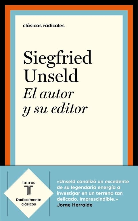 EL AUTOR Y SU EDITOR | 9788430619719 | UNSELD, SIEGFRIED | Llibreria Online de Vilafranca del Penedès | Comprar llibres en català