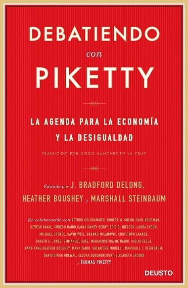 DEBATIENDO CON PIKETTY | 9788423427444 | BOUSHEY, HEATHER/DELONG, J. BRADFORD/STEINBAUM, MARSHALL | Llibreria Online de Vilafranca del Penedès | Comprar llibres en català