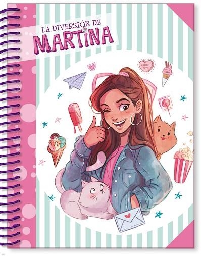 LIBRETA DE LA DIVERSIÓN DE MARTINA ( TURQUESA )  (LA DIVERSIÓN DE MARTINA ) | 9788417460525 | D'ANTIOCHIA, MARTINA | Llibreria Online de Vilafranca del Penedès | Comprar llibres en català