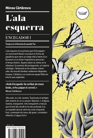 L'ALA ESQUERRA | 9788417339128 | CARTARESCU, MIRCEA | Llibreria Online de Vilafranca del Penedès | Comprar llibres en català