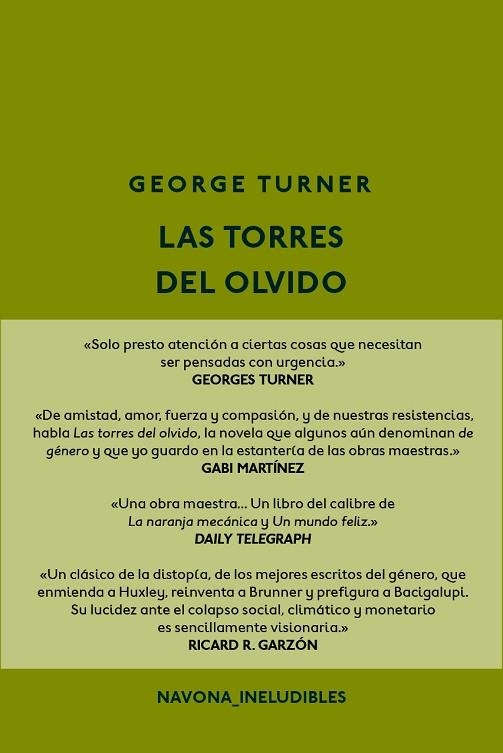 LAS TORRES DEL OLVIDO | 9788417181499 | TURNER, GEORGE | Llibreria L'Odissea - Libreria Online de Vilafranca del Penedès - Comprar libros