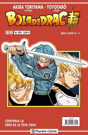 BOLA DE DRAC SÈRIE VERMELLA Nº 222 | 9788491731290 | TORIYAMA, AKIRA | Llibreria Online de Vilafranca del Penedès | Comprar llibres en català