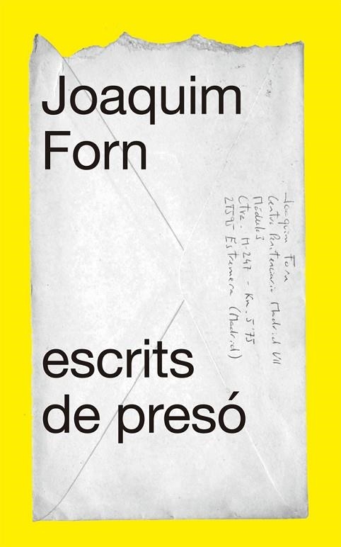 ESCRITS DE PRESÓ | 9788441232006 | FORN, JOAQUIM | Llibreria Online de Vilafranca del Penedès | Comprar llibres en català