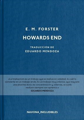 HOWARDS END | 9788417181468 | FORSTER, EDWARD MORGAN | Llibreria L'Odissea - Libreria Online de Vilafranca del Penedès - Comprar libros