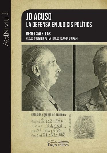 JO ACUSO | 9788413030432 | SALELLAS VILAR, BENET | Llibreria Online de Vilafranca del Penedès | Comprar llibres en català