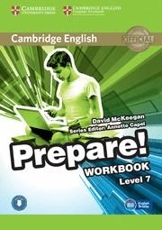 CAMBRIDGE ENGLISH PREPARE! LEVEL 7 WORKBOOK WITH AUDIO | 9780521180382 | MCKEEGAN,DAVID | Llibreria Online de Vilafranca del Penedès | Comprar llibres en català