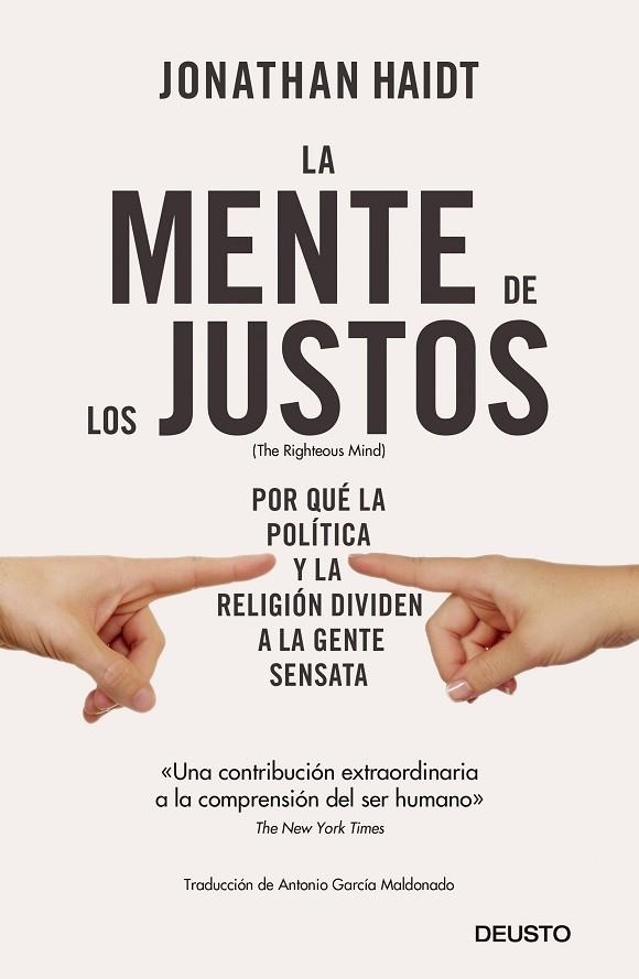 LA MENTE DE LOS JUSTOS | 9788423430093 | HAIDT, JONATHAN | Llibreria Online de Vilafranca del Penedès | Comprar llibres en català