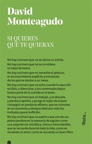 SI QUIERES QUE TE QUIERAN | 9788416738465 | MONTEAGUDO, DAVID | Llibreria Online de Vilafranca del Penedès | Comprar llibres en català