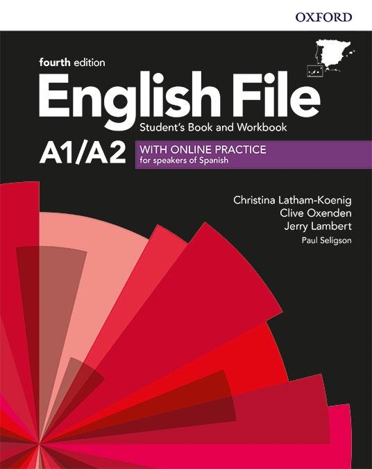 ENGLISH FILE 4TH EDITION A1/A2. STUDENT'S BOOK AND WORKBOOK WITH KEY PACK | 9780194058001 | LATHAM-KOENIG, CHRISTINA/OXENDEN, CLIVE/LAMBERT, JERRY/SELIGSON, PAUL | Llibreria Online de Vilafranca del Penedès | Comprar llibres en català