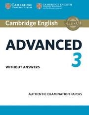 ADVANCED 3 STUDENT'S BOOK WITHOUT ANSWERS | 9781108431200 | DESCONOCIDO | Llibreria Online de Vilafranca del Penedès | Comprar llibres en català