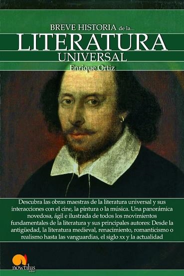 BREVE HISTORIA DE LA LITERATURA UNIVERSAL | 9788413050560 | ORTIZ AGUIRRE, ENRIQUE | Llibreria Online de Vilafranca del Penedès | Comprar llibres en català