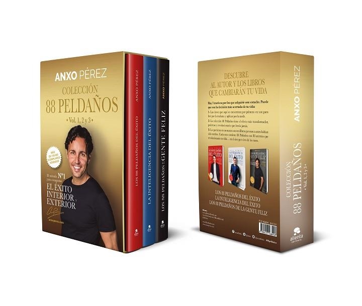 ESTUCHE COLECCIÓN 88 PELDAÑOS DE ANXO PÉREZ - VOLS. 1, 2 Y 3 | 9788417568948 | PÉREZ RODRÍGUEZ, ANXO | Llibreria Online de Vilafranca del Penedès | Comprar llibres en català